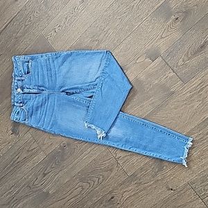 A.E. CURVY HI-RISE JEGGING NEXT LEVEL STRETCH NO GAP ELASTIC WAIST SIZE 10 SHORT